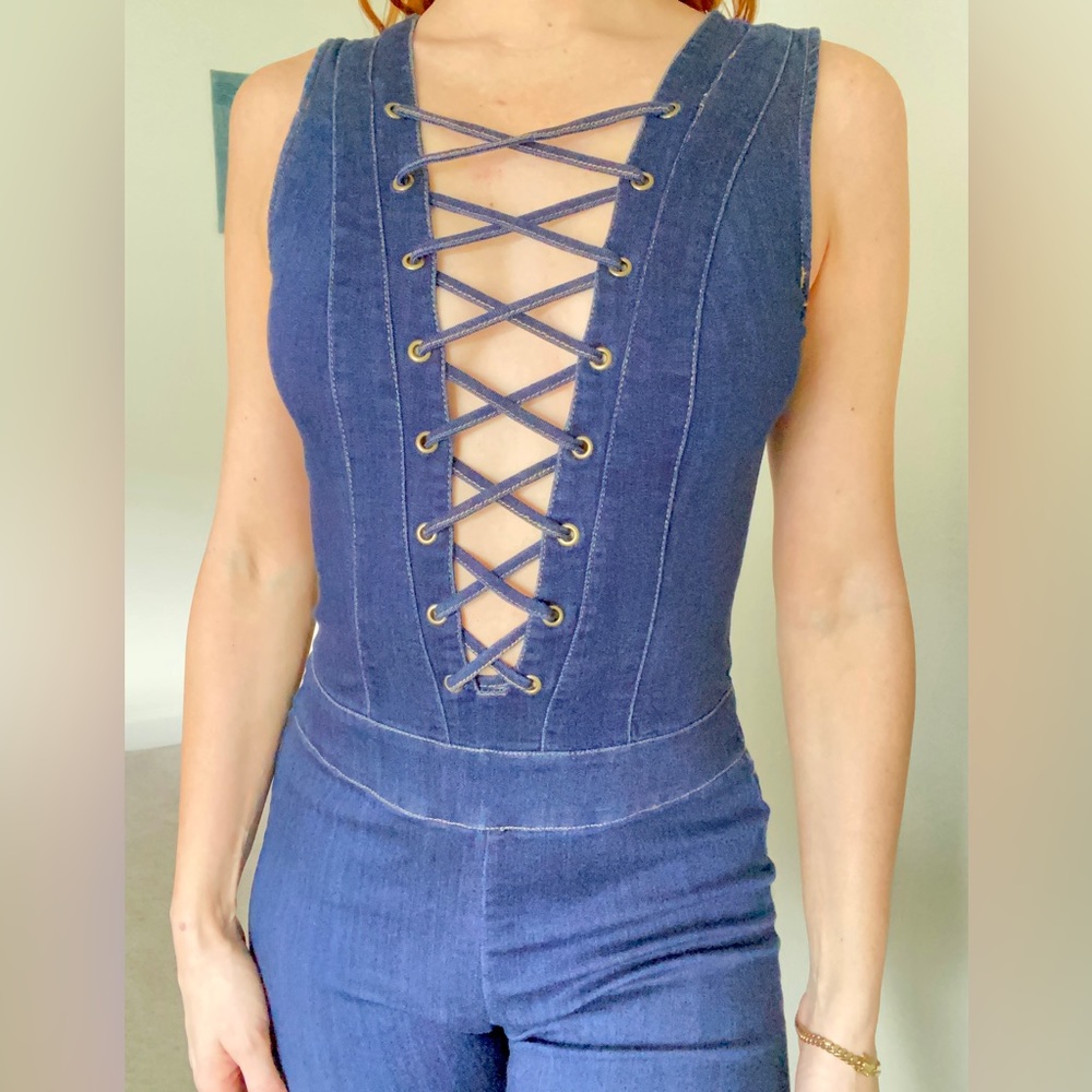Mebon denim jumpsuit